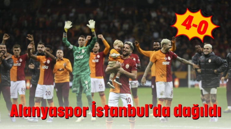 Alanyaspor İstanbul'da dağıldı: 4-0