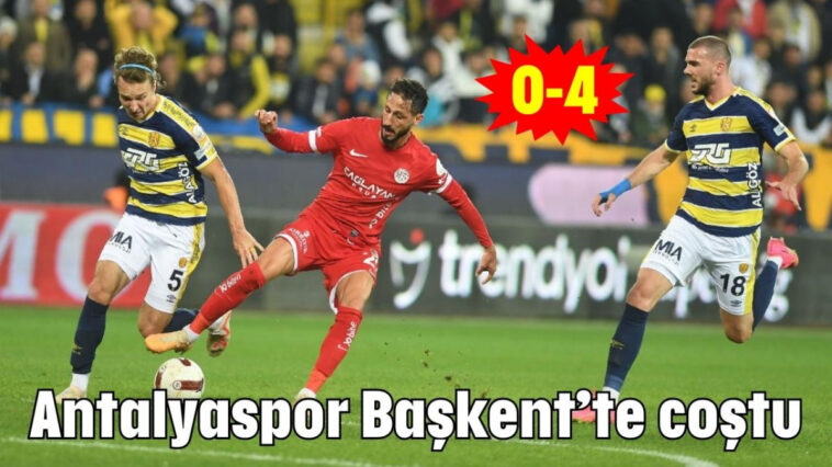 Antalyaspor Başkent'te coştu