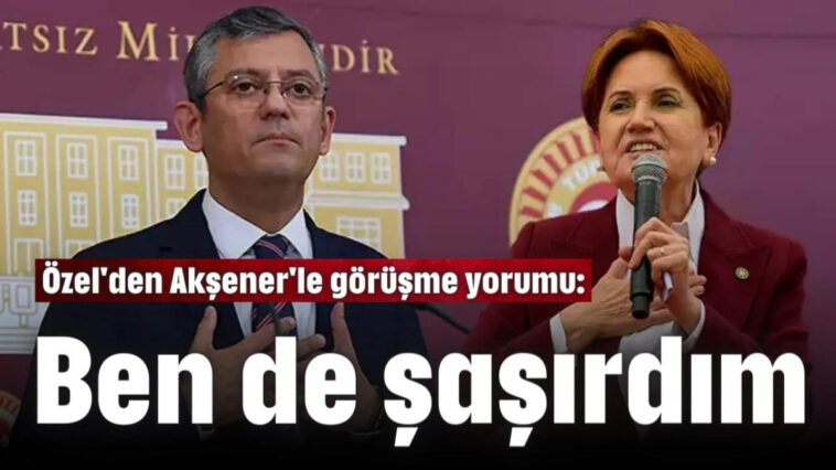 Ben de şaşırdım