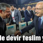 CHP'de devir teslim yarın