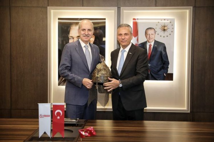 TBMM BAŞKANI NUMAN KURTULMUŞ TÜRSAB’I ZİYARET ETTİ