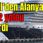 İsrail'den Alanya'ya 2542 yolcu getirdi