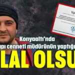 Konyaaltı’nda kaçak yapı cenneti müdürünün yaptığına bakın