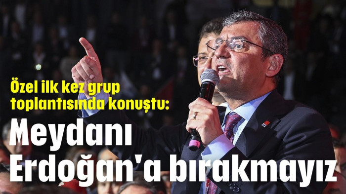 "Meydanı Erdoğan'a bırakmayız"