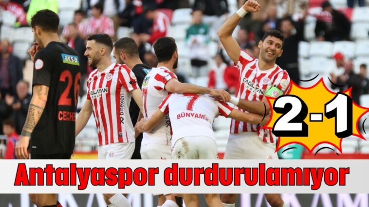 Antalya spor durdurulamıyor: 2-1