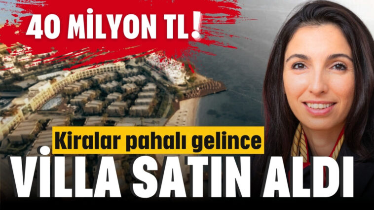 Kiralar pahalı gelince villa satın aldı