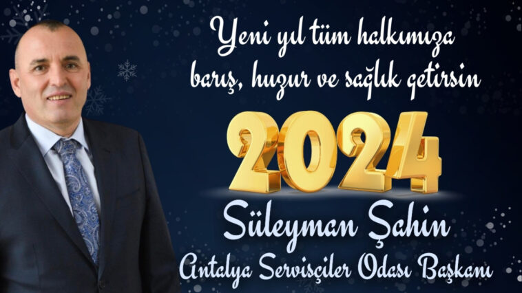 Süleyman Şahin Antalya Servisçiler Odası Başkanı