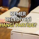 Kemer Belediyesi hangi partide Antalya Kemer Belediye Başkanı kimdir 2019 Kemer yerel seçim sonuçları...