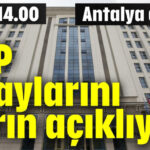 AKP adaylarını yarın açıklıyor