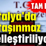 Antalya'da 10 taşınmaz özelleştiriliyor