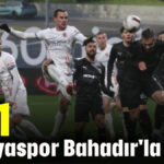 Antalyaspor Bahadır'la güldü: 0-1