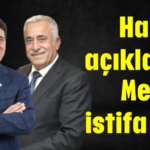 Habalı açıklandı Mecek istifa etti