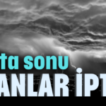 Hafta sonu planlarını iptal edin!