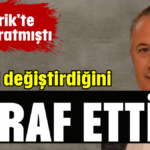 Listeyi değiştirdiğini itiraf etti