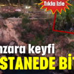 Manzara keyfi hastanede bitti