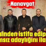 Partisinden istifa edip bağımsız adaylığını ilan etti