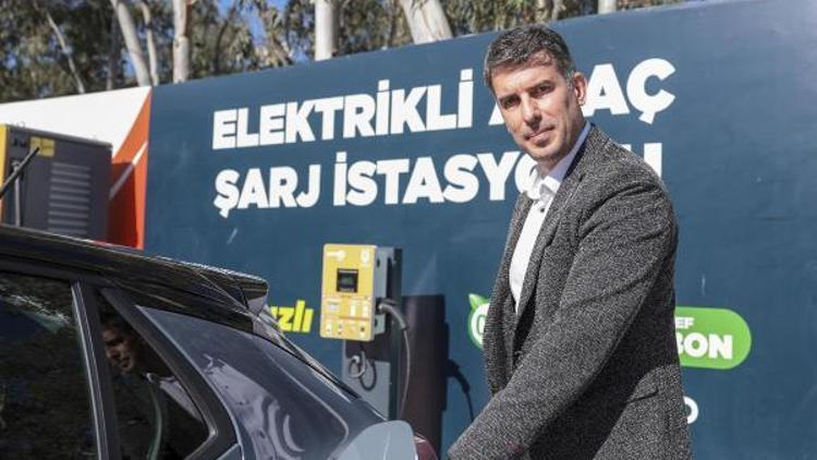 Büyükşehir, 25 elektrikli araç şarj istasyonu kurdu