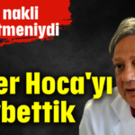 Alper Hoca'yı kaybettik