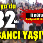 Antalya'da 132 bin yabancı yaşıyor