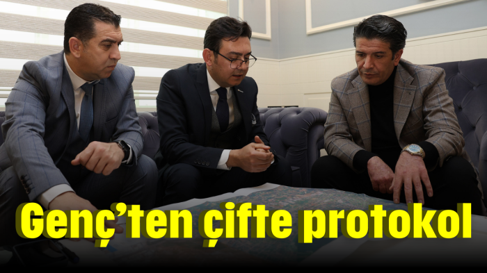 Başkan Genç'ten çifte protokol