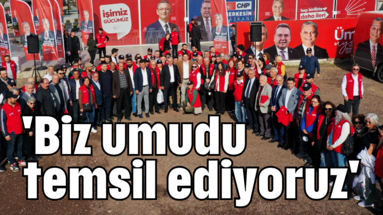 'Biz umudu temsil ediyoruz'