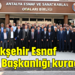 'Büyükşehir Esnaf Daire Başkanlığı kuracağız'