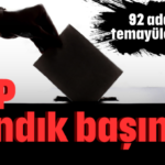 CHP sandık başında