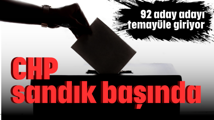 CHP sandık başında