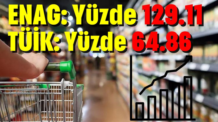 ENAG: Yüzde 129.11 TÜİK : Yüzde 64.86