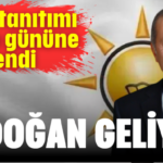 Erdoğan geliyor