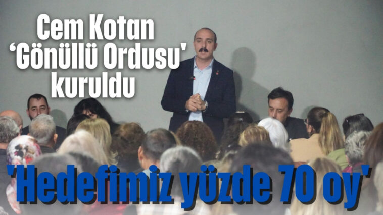 'Hedefimiz yüzde 70 oy'