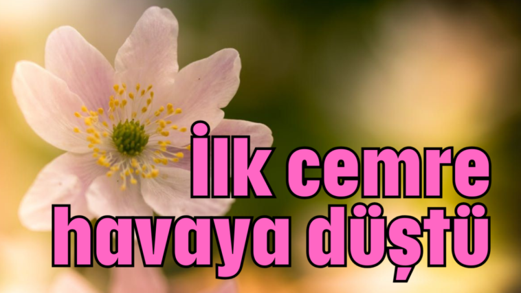 İlk cemre havaya düştü