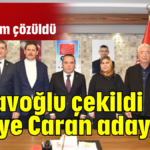 Manavoğlu çekildi Saniye Caran Aday oldu