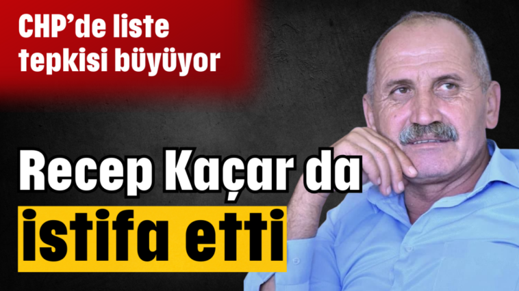 Recep Kaçar da istifa etti