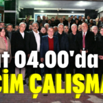 Saat 04:00'da seçim çalışması