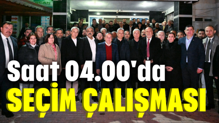 Saat 04:00'da seçim çalışması