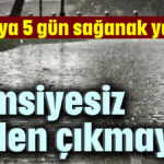 Şemsiyesiz evden çıkmayın