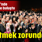 'Üretmek zorundayız'