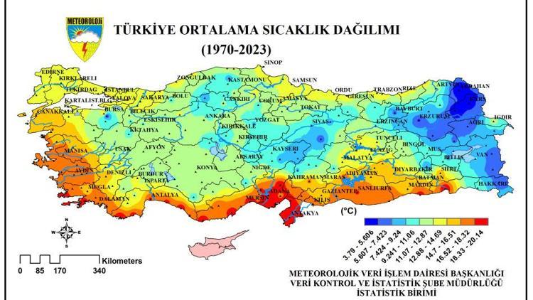 53 yılın sıcak ve soğuk rekorları