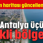 Antalya üçüncü riskli bölgede