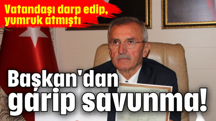 Başkan'dan garip savunma!