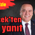 Böcek'ten jet yanıt