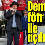 Demirel fötr ile açılış