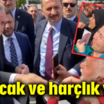 Oyuncak ve harçlık verdi