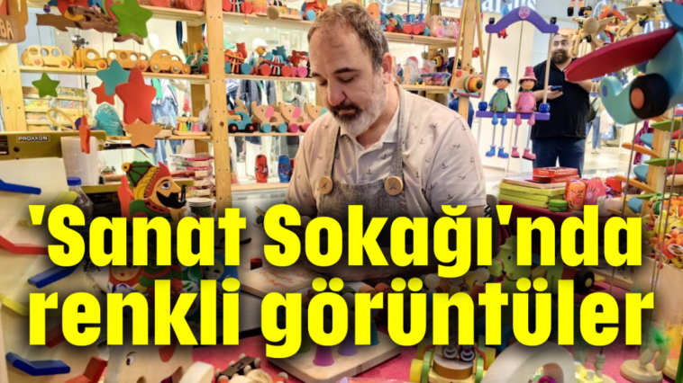 'Sanat Sokağı'nda renkli görüntüler