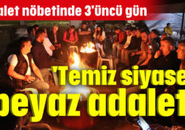 'Temiz siyaset, beyaz adalet'