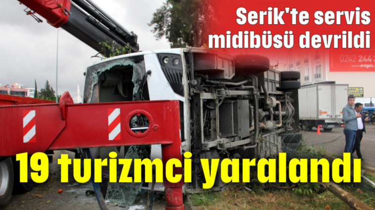 19 turizmci yaralandı