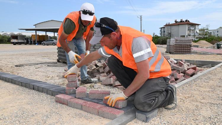 Çeltikçiye yeni park yapımına başlandı