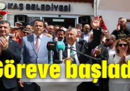 Göreve başladı