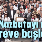 Mazbatayı aldı göreve başladı